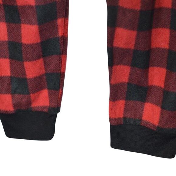 Family Pajamas 1-Piece Kids Red Buffalo Check Pajama - Picture 7 of 7
